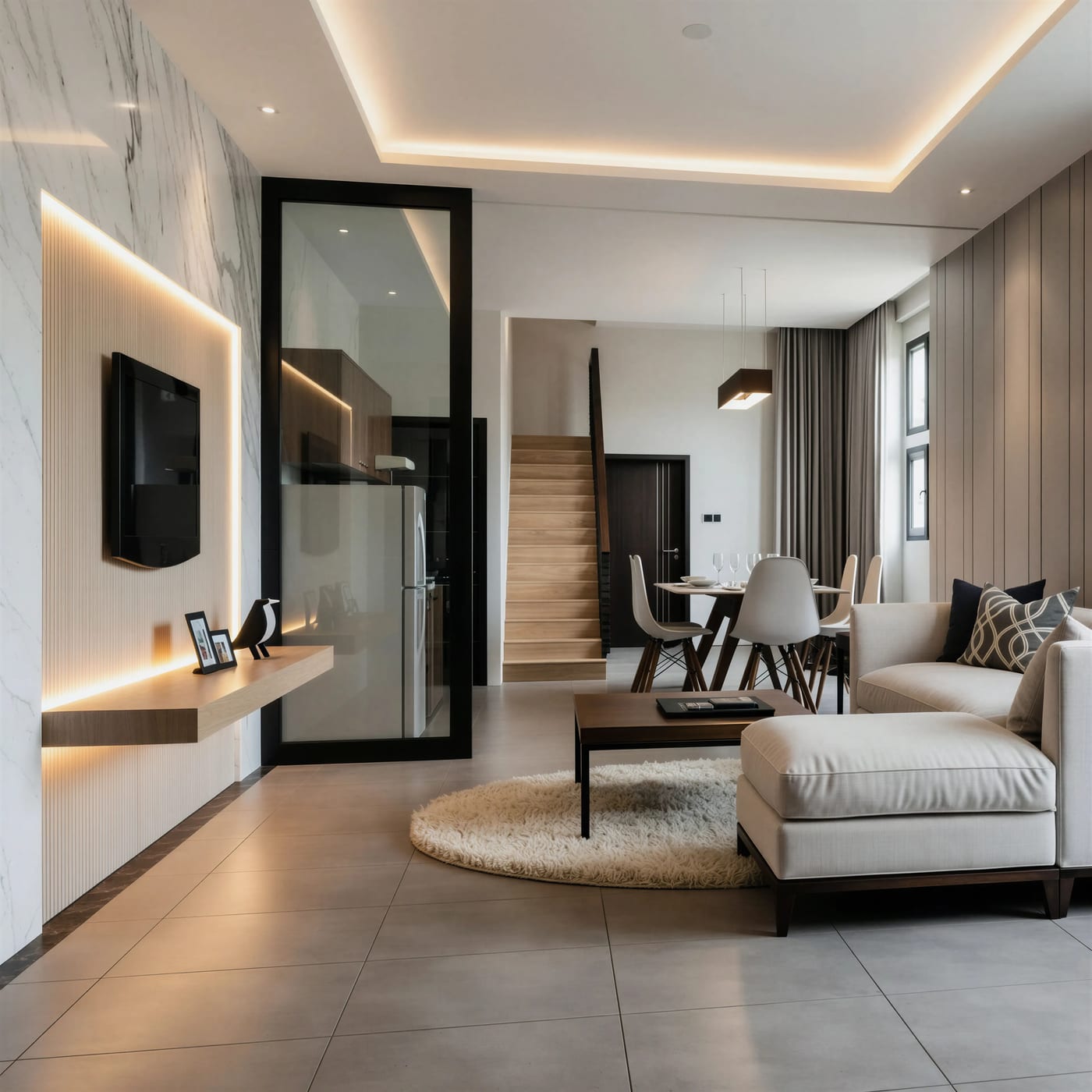Interior design scheme